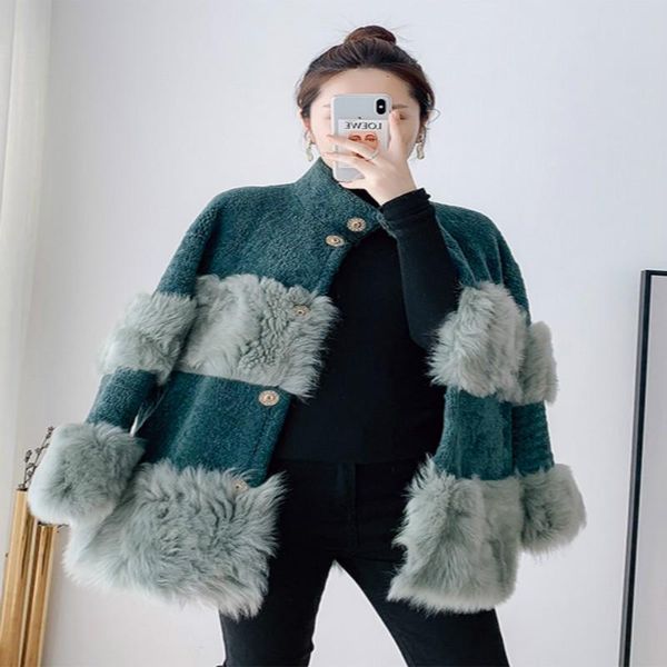 women's fur & faux jacket natural winter coat female women clothes 2021 korean double faced vintage real jackets hiver 1792, Black
women's fur & faux jacket natural winter coat female women clothes 2021 korean double faced vintage real jackets hiver 1792, Black