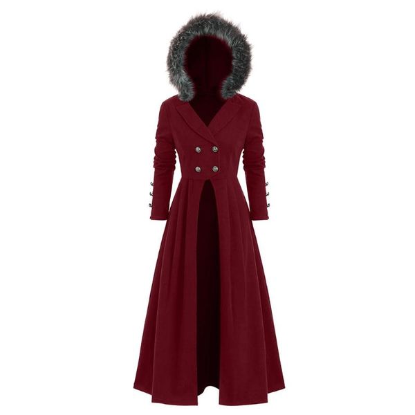 women's wool & blends hooded long cloak arrival autumn winter botton coat jacket women casual slim overcoat lady, Black
women's wool & blends hooded long cloak arrival autumn winter botton coat jacket women casual slim overcoat lady, Black