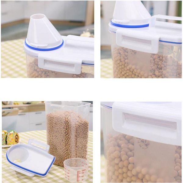 plastic cereal storage box transparent kitchen rice flour grain container bottles & jars
plastic cereal storage box transparent kitchen rice flour grain container bottles & jars