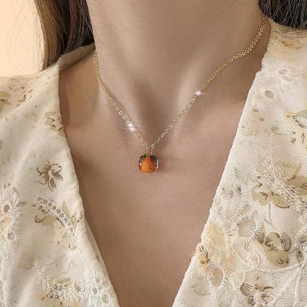 chains necklace woman fruit women persimmon jewellery ladies geometric lovers gold color trendy cute alloy orange halskette, Silver
chains necklace woman fruit women persimmon jewellery ladies geometric lovers gold color trendy cute alloy orange halskette, Silver