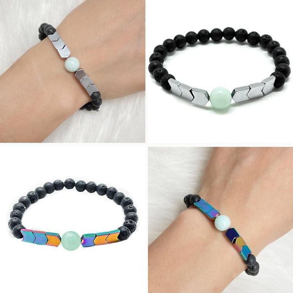beaded, strands momiji trend 2021 natural hematite volcanic stone personality charm bracelets for women and men couple friendship, Black
beaded, strands momiji trend 2021 natural hematite volcanic stone personality charm bracelets for women and men couple friendship, Black