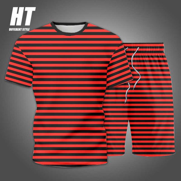 summer mens sets casual stripes tracksuit men short sleeve t-shirt 2 pc+shorts fashion sportswear suits male jogger fitness 210603, Gray
summer mens sets casual stripes tracksuit men short sleeve t-shirt 2 pc+shorts fashion sportswear suits male jogger fitness 210603, Gray