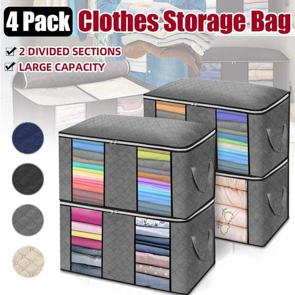 storage bags home organizer space saver non-woven foldable breathable king size with reinforced handle for clothes quilt bedding
storage bags home organizer space saver non-woven foldable breathable king size with reinforced handle for clothes quilt bedding