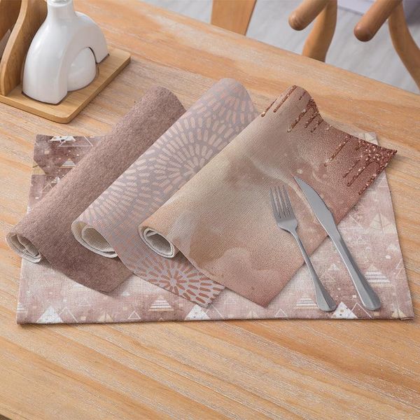 mats & pads 2021 pink gold printing modern fashion table cotton and linen fabric mat heat resistant placemats for dining
mats & pads 2021 pink gold printing modern fashion table cotton and linen fabric mat heat resistant placemats for dining