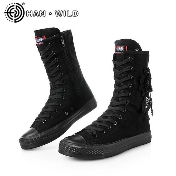 boots spring autumn women zipper ankle flower fretwork embroidery ladies flat casual canvas shoes plus size 43, Black
boots spring autumn women zipper ankle flower fretwork embroidery ladies flat casual canvas shoes plus size 43, Black