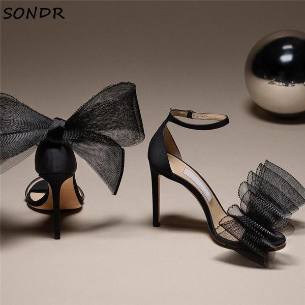 fashion women black lace bowtie gladiator sandals ladies white high heels wedding strip shoes bride summer party 2021
fashion women black lace bowtie gladiator sandals ladies white high heels wedding strip shoes bride summer party 2021