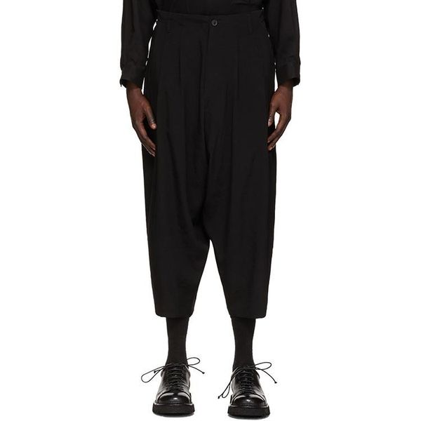 men's pants casual fashion dark loose capris tapered harem big size trendy, Black
men's pants casual fashion dark loose capris tapered harem big size trendy, Black