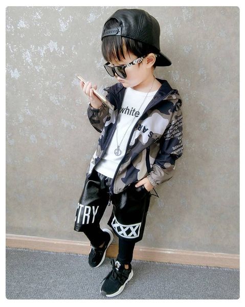 ins baby boys outdoor jackets 2-7 year old childrens clothing camouflage print spring and autumn jacket hooded all-match, Blue;gray
ins baby boys outdoor jackets 2-7 year old childrens clothing camouflage print spring and autumn jacket hooded all-match, Blue;gray