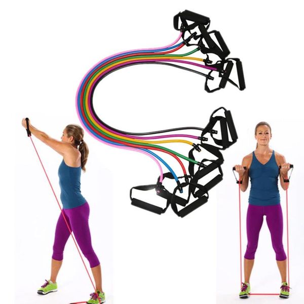 resistance bands 5 levels with yoga handles pull elastic rope fitness exercise tube band strength training gym equipment
resistance bands 5 levels with yoga handles pull elastic rope fitness exercise tube band strength training gym equipment