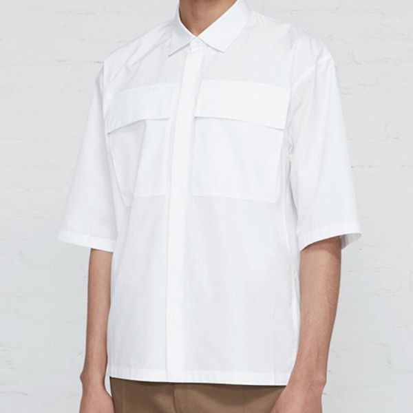 men's casual shirts /summer fashion personalized customization large size simple cotton shirt with loose front big pockets/s-6xl, White;black
men's casual shirts /summer fashion personalized customization large size simple cotton shirt with loose front big pockets/s-6xl, White;black