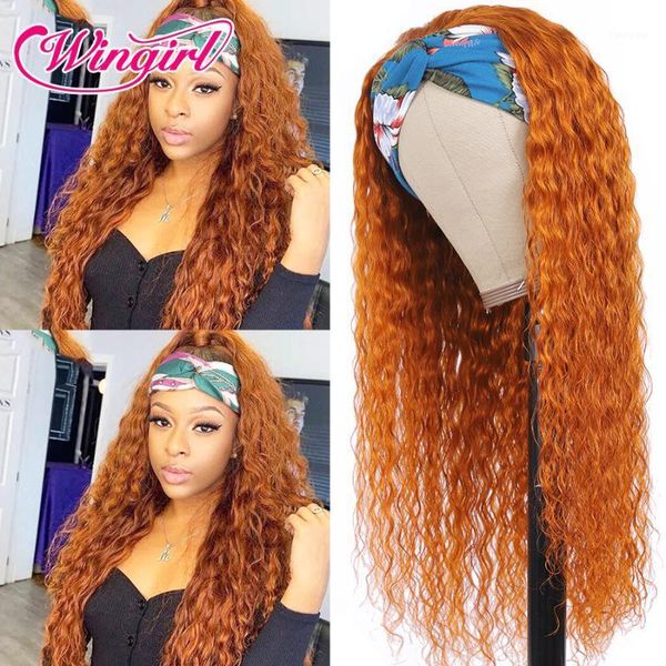orange ginger water wave headband wigs human hair brazilian wavewig easy to install glueless with headband1, Black;brown
orange ginger water wave headband wigs human hair brazilian wavewig easy to install glueless with headband1, Black;brown