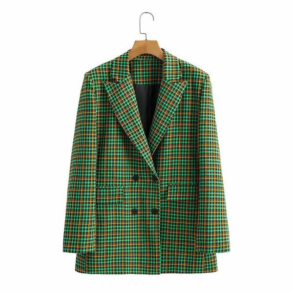 women's suits & blazers plaid suit wholesale 2021 spring and autumn french double breasted loose coat 5-32, White;black
women's suits & blazers plaid suit wholesale 2021 spring and autumn french double breasted loose coat 5-32, White;black