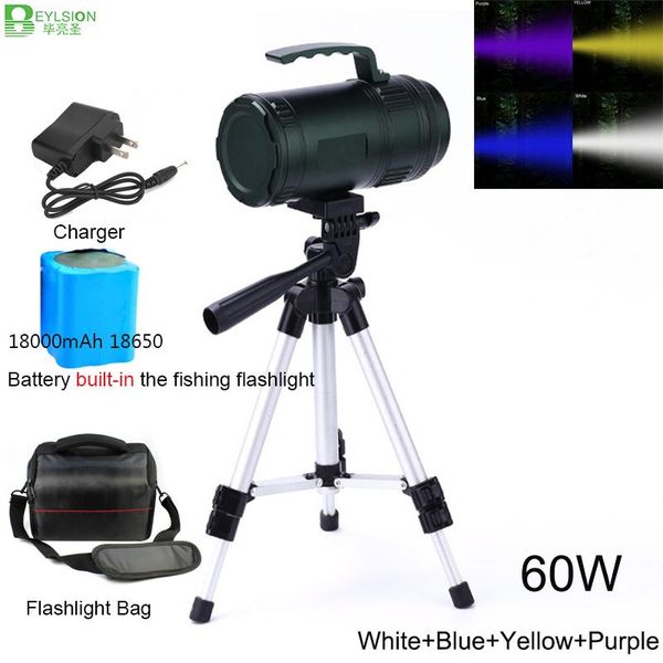 flashlights torches 60w fishing torch super bright searching rechargeable light led max 500m 18000mah waterproof army green
flashlights torches 60w fishing torch super bright searching rechargeable light led max 500m 18000mah waterproof army green