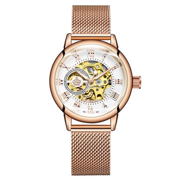 wristwatches fashion women mechanical watch skeleton automatic watches for silver montre femme, Slivery;brown
wristwatches fashion women mechanical watch skeleton automatic watches for silver montre femme, Slivery;brown