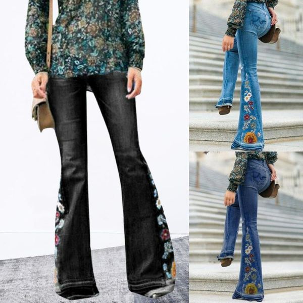 high waist flare jeans women bell bottom denim ladies skinny retro female wide leg pants trousers women's, Blue
high waist flare jeans women bell bottom denim ladies skinny retro female wide leg pants trousers women's, Blue