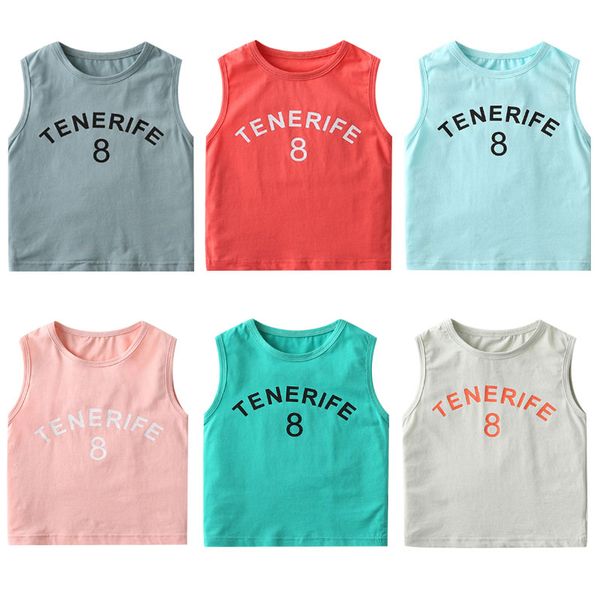 2021 summer new baby boys and girls sleeveless candy colors t shirt pure cotton o-neck soft pullover kids teenager clothes, White;black
2021 summer new baby boys and girls sleeveless candy colors t shirt pure cotton o-neck soft pullover kids teenager clothes, White;black