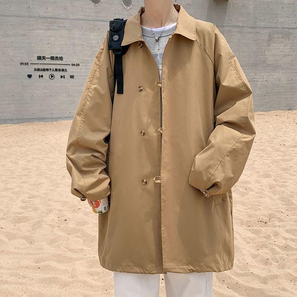 men's jackets 2021 fashion medium length coats single breasted streetwear bomber jacket clothes black/khaki color windbreaker size m-5x, Black;brown
men's jackets 2021 fashion medium length coats single breasted streetwear bomber jacket clothes black/khaki color windbreaker size m-5x, Black;brown