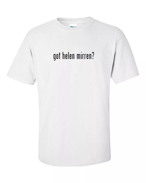 got helen mirren men's cotton t-shirt shirt solid black white funny s - 5xl, White;black
got helen mirren men's cotton t-shirt shirt solid black white funny s - 5xl, White;black