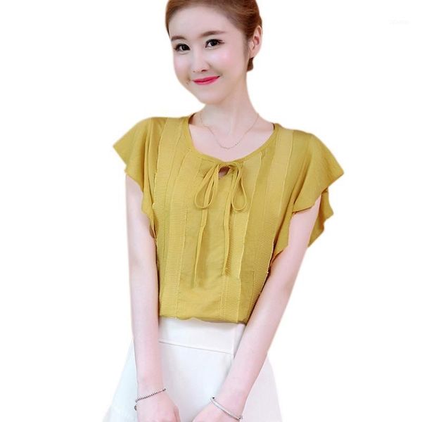 office lady chiffon blouse summer short sleeve shirt o neck line work wear rk women's blouses & shirts, White
office lady chiffon blouse summer short sleeve shirt o neck line work wear rk women's blouses & shirts, White