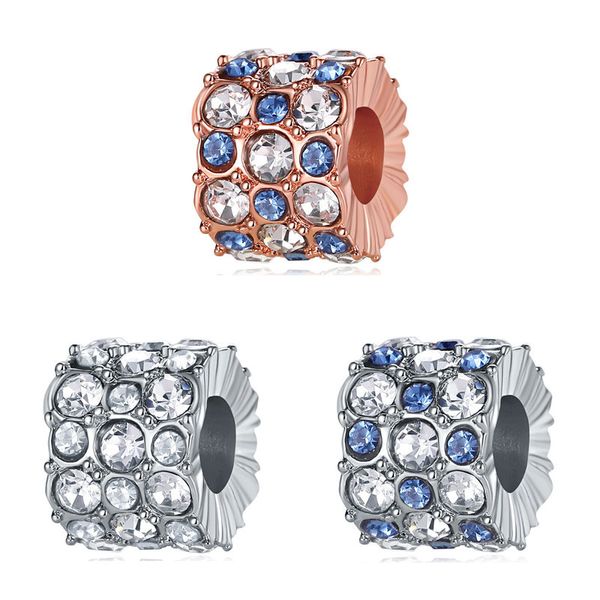 1pcs pretty rhinestone wide beads diy pendant adapting to original pandora charm bracelet ladies jewelry making gifts, Silver
1pcs pretty rhinestone wide beads diy pendant adapting to original pandora charm bracelet ladies jewelry making gifts, Silver
