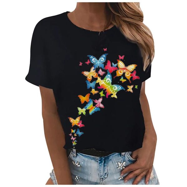 women's t-shirt oversized t shirt women summer butterfly print tshirt fashion casual short sleeve tee graphic female clothes, White
women's t-shirt oversized t shirt women summer butterfly print tshirt fashion casual short sleeve tee graphic female clothes, White