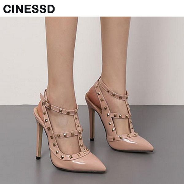dress shoes designer t-strap ankle strap women pointed toe 12cm thin heels leather rivets party pumps size 35-40, Black
dress shoes designer t-strap ankle strap women pointed toe 12cm thin heels leather rivets party pumps size 35-40, Black