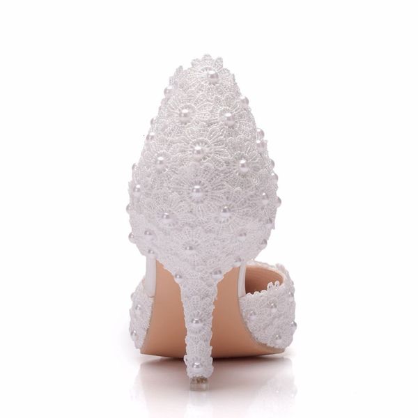 sandals white lace flowers women wedding wristband bride shoes thin ladieshigh heels sandals big size 41, Black
sandals white lace flowers women wedding wristband bride shoes thin ladieshigh heels sandals big size 41, Black