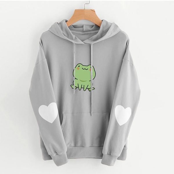women's hoodies & sweatshirts kawaii frogs printed hoodie women clothing long sleeve heart oversized sweatshirt jumper autumn hooded pu, Black
women's hoodies & sweatshirts kawaii frogs printed hoodie women clothing long sleeve heart oversized sweatshirt jumper autumn hooded pu, Black