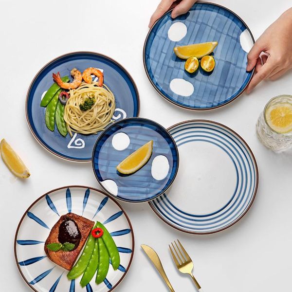 ceramic hand-painted dinner plates underglaze snack salad dish rice soup bowls spoon breakfast cake tray home tablewear dishes &
ceramic hand-painted dinner plates underglaze snack salad dish rice soup bowls spoon breakfast cake tray home tablewear dishes &