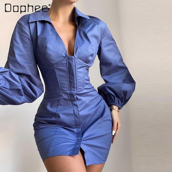 european american autumn and winter new women's clothing fashion v-neck lantern sleeve shirt short, Black;gray
european american autumn and winter new women's clothing fashion v-neck lantern sleeve shirt short, Black;gray