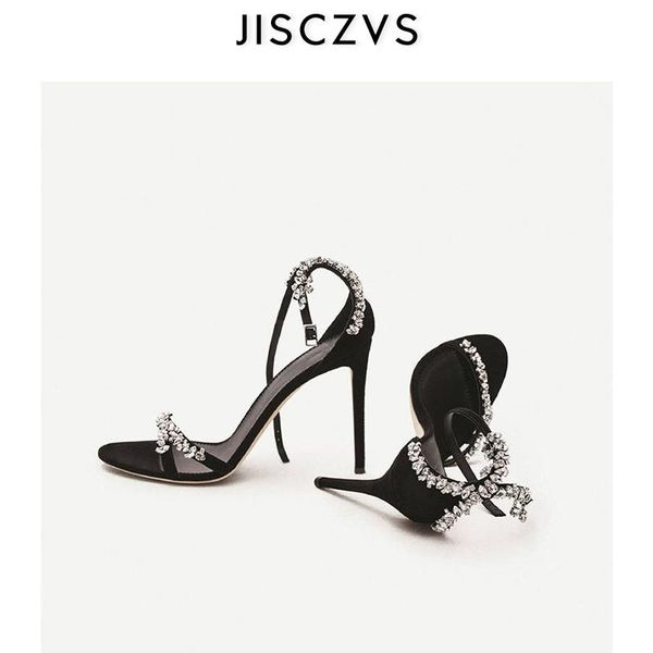 rhinestone chain high heels sandals women open toe ankle bucke pumps lady crystal party slim heel shoes, Black
rhinestone chain high heels sandals women open toe ankle bucke pumps lady crystal party slim heel shoes, Black