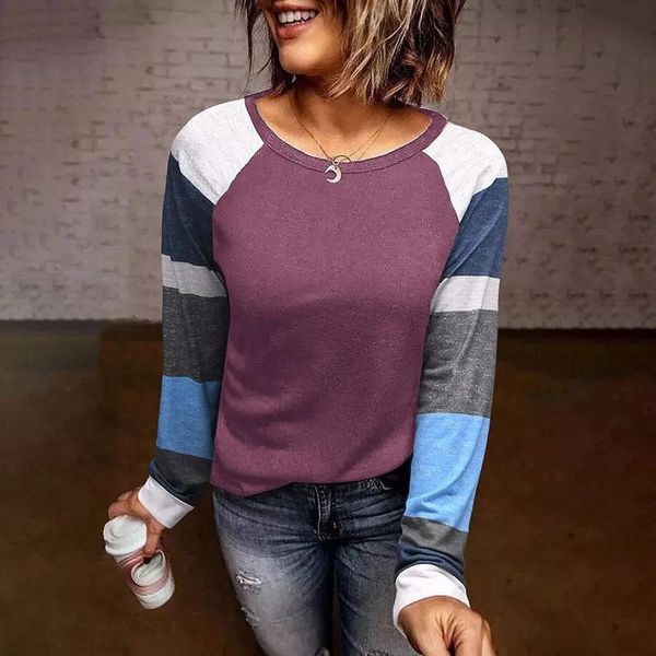 women's blouses & shirts 2022 spring elegant round neck simple autumn long sleeve office lady pullover women fashion block patchwork, White
women's blouses & shirts 2022 spring elegant round neck simple autumn long sleeve office lady pullover women fashion block patchwork, White