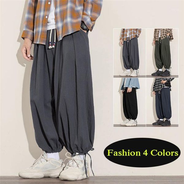 japanese style men casual pants loose wide leg bloomers solid outdoor baggy jogging 2021 pantalons pour hommes men's, Black
japanese style men casual pants loose wide leg bloomers solid outdoor baggy jogging 2021 pantalons pour hommes men's, Black