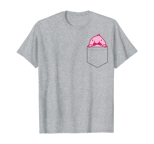 blobfish in your pocket t-shirt, White;black