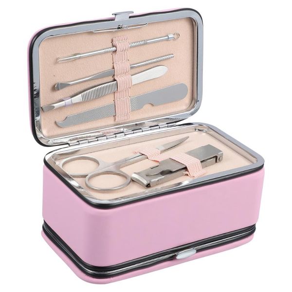 6pcs professional nail clippers manicure trimmer home tool with storage box art kits