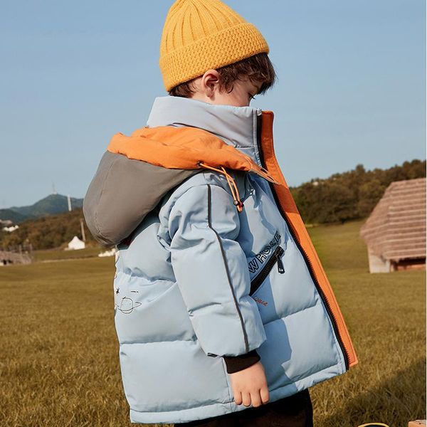 down coat children's jacket 2021 mid-length boy fashion warm baby winter padded toddler girl clothes kids, Blue;gray
down coat children's jacket 2021 mid-length boy fashion warm baby winter padded toddler girl clothes kids, Blue;gray