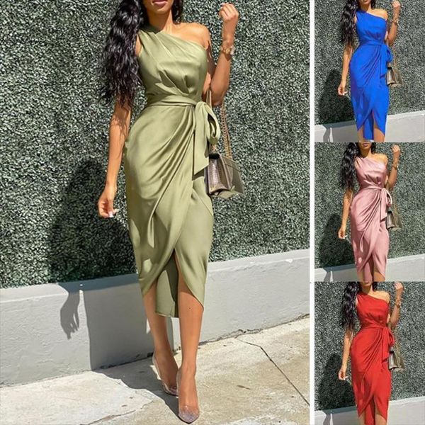 spring and autumn oblique womens dresses shoulder irregular straps fashion trend plus size, Black;gray
spring and autumn oblique womens dresses shoulder irregular straps fashion trend plus size, Black;gray