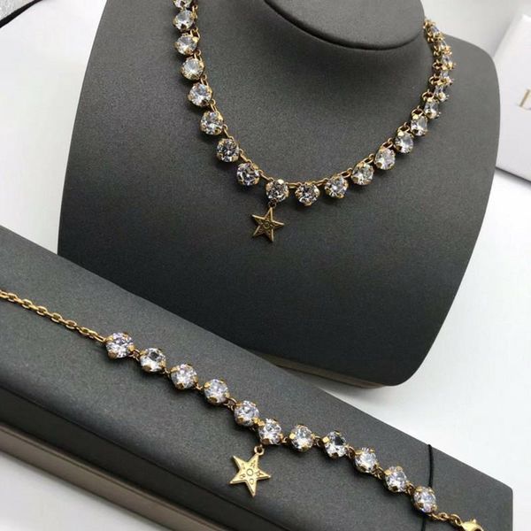 70% off outlet online family diamond star pendant necklace female temperament small exaggerated five pointed star bracelet, Black
70% off outlet online family diamond star pendant necklace female temperament small exaggerated five pointed star bracelet, Black
