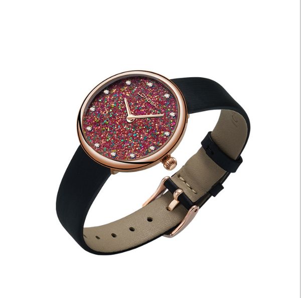 light luxury longbai jewelry watch gem small diamond 2021 quartz womens watches 6.7mm ultra thin dial comfortable leather strap goddess wris, Slivery;brown
light luxury longbai jewelry watch gem small diamond 2021 quartz womens watches 6.7mm ultra thin dial comfortable leather strap goddess wris, Slivery;brown