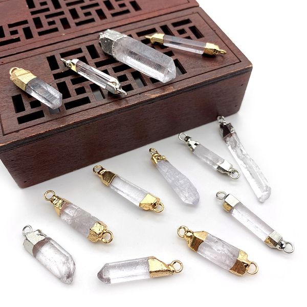 natural rock white crystal quartz stone charms decorate connecter pillar pendants silver gold edge trendy for necklace earrings jewelry maki, Bronze;silver
natural rock white crystal quartz stone charms decorate connecter pillar pendants silver gold edge trendy for necklace earrings jewelry maki, Bronze;silver