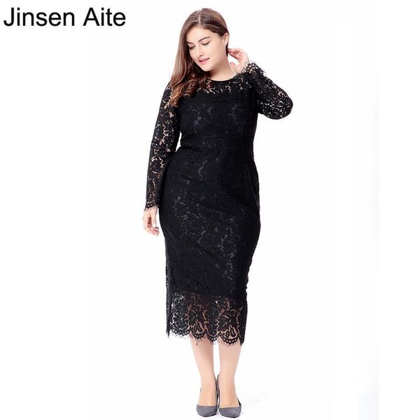 casual dresses jinsen aite 2021 spring plus size xxl-6xl elegant hollow out lace dress women o-neck slim party evening long js144, Black;gray
casual dresses jinsen aite 2021 spring plus size xxl-6xl elegant hollow out lace dress women o-neck slim party evening long js144, Black;gray
