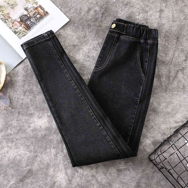 jeans female length denies harem 4xl 5xl breeches high waist woman higher size fabric softener complete elastic waistband, Blue
jeans female length denies harem 4xl 5xl breeches high waist woman higher size fabric softener complete elastic waistband, Blue