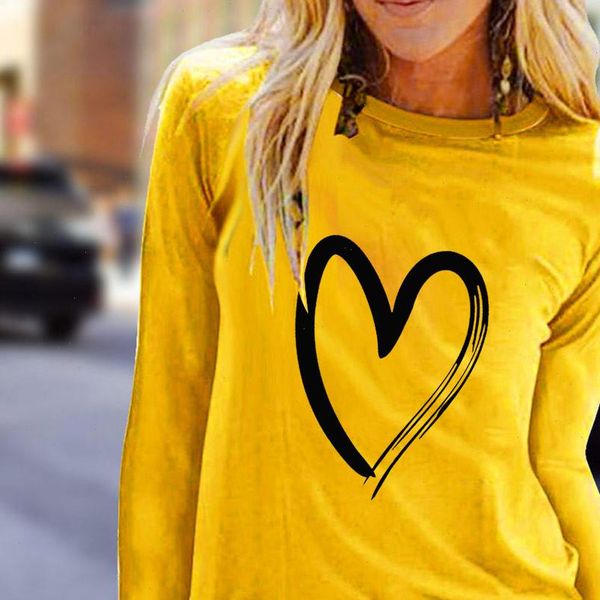 women t shirt fashion womens summer loose long sleeve shirts femme heart print ladies casual multicolor d, White
women t shirt fashion womens summer loose long sleeve shirts femme heart print ladies casual multicolor d, White