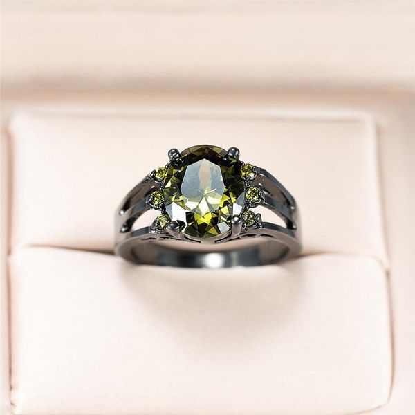 wedding rings vintage female green crystal stone ring charm black gold color engagement cute bridal oval zircon for women, Slivery;golden
wedding rings vintage female green crystal stone ring charm black gold color engagement cute bridal oval zircon for women, Slivery;golden