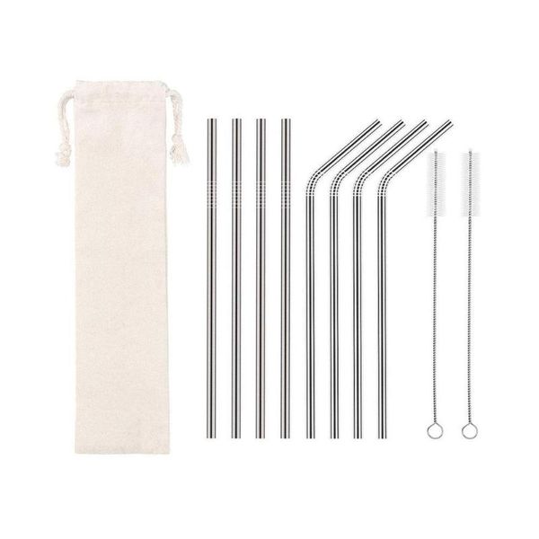 set colorful reusable metal straws with cleaner brush stainless steel drinking straw milk drinkware bar party accessory
set colorful reusable metal straws with cleaner brush stainless steel drinking straw milk drinkware bar party accessory