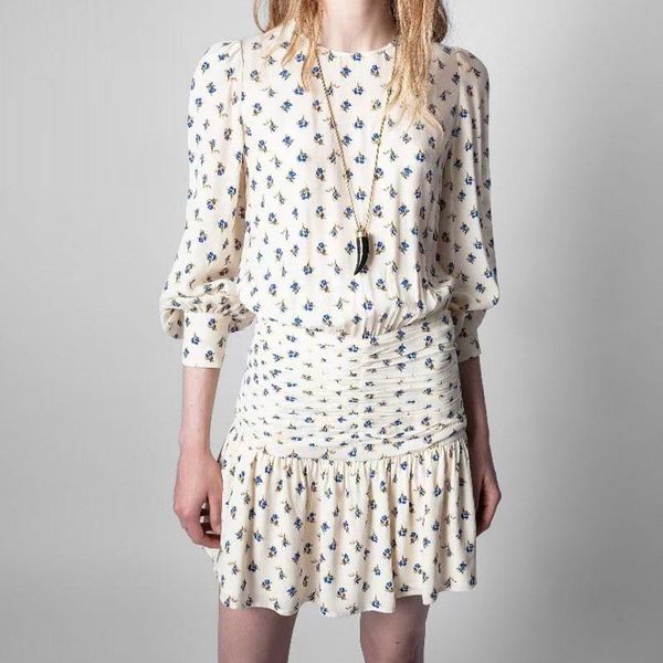 casual dresses ladies dress floral print o-neck long sleeve slim temperament women mini, Black;gray
casual dresses ladies dress floral print o-neck long sleeve slim temperament women mini, Black;gray