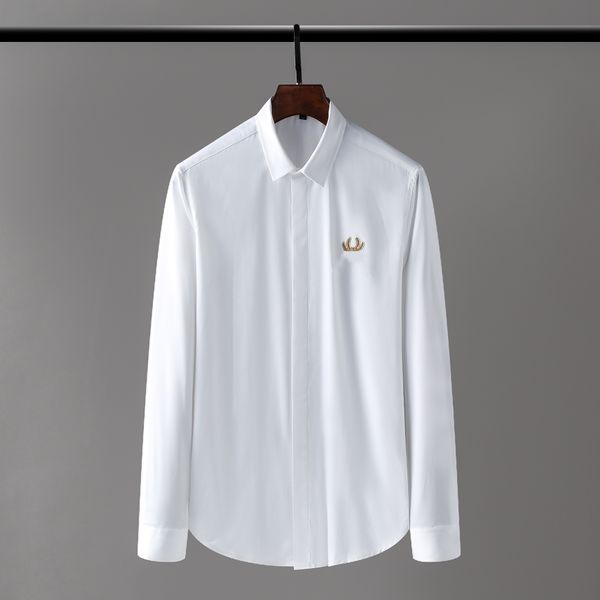 designers mens dress shirts business fashion casual classic long sleeve shirt brands men spring slim fit chemises de marque clothing stylist, White;black
designers mens dress shirts business fashion casual classic long sleeve shirt brands men spring slim fit chemises de marque clothing stylist, White;black