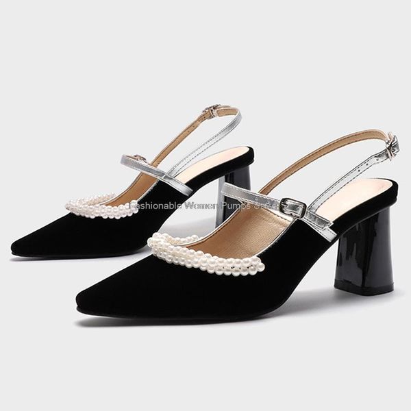 dress shoes 2021 summer sandals women thick high heel 6.5cm korean style flock shallow woman pumps elegant ladies female, Black
dress shoes 2021 summer sandals women thick high heel 6.5cm korean style flock shallow woman pumps elegant ladies female, Black