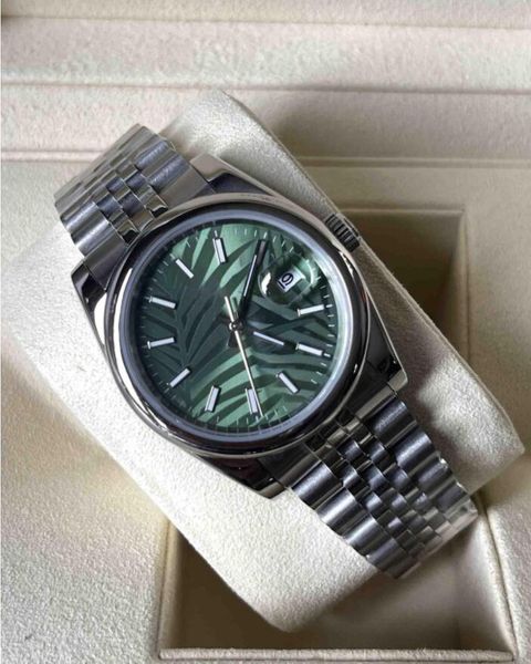 12 styles couple watch olive green automatic watches dial diamond 126200 men and women blue hole pattern mechanical, Slivery;brown
12 styles couple watch olive green automatic watches dial diamond 126200 men and women blue hole pattern mechanical, Slivery;brown
