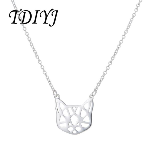pendant necklaces tdiyj hollow cat necklace simple animal for women kids jewelry gift, Silver
pendant necklaces tdiyj hollow cat necklace simple animal for women kids jewelry gift, Silver